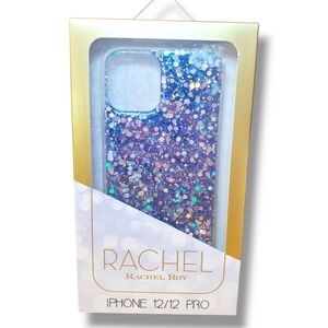 NWT Rachel Roy Apple Iphone Case 12 pro Full Protection Purple Sparkling